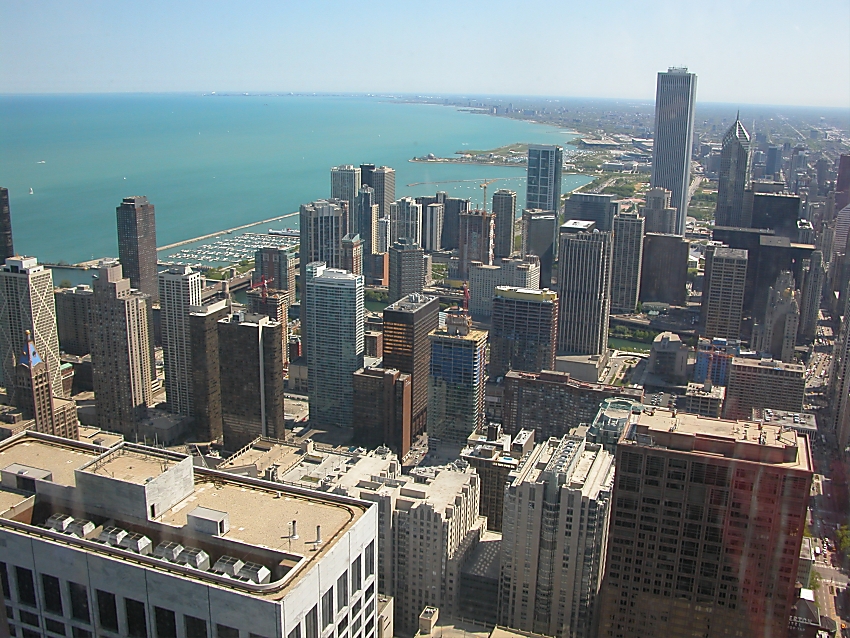 Chicago vom Hancock Center nach Sueden 2007
