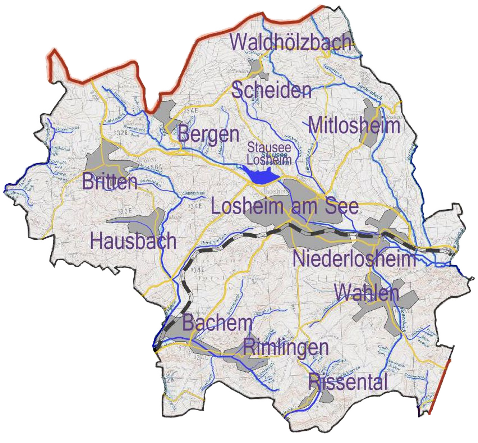 Saarland 2019 Gemeinde Losheim