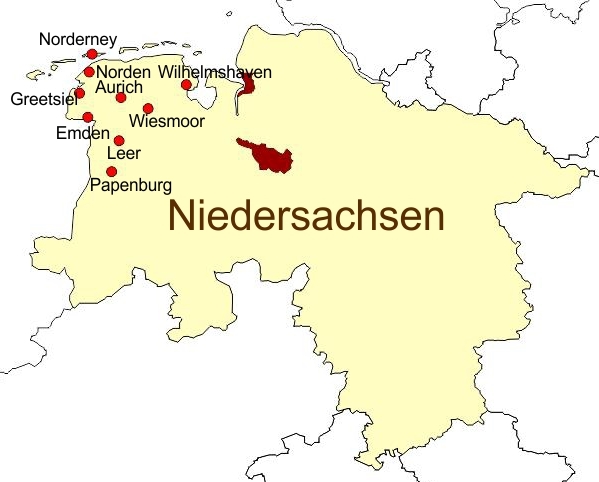 Ostfriesland Urlaubsorte